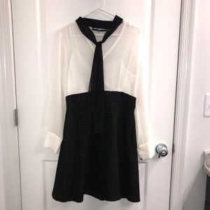 Karl Lagerfeld black/white dress